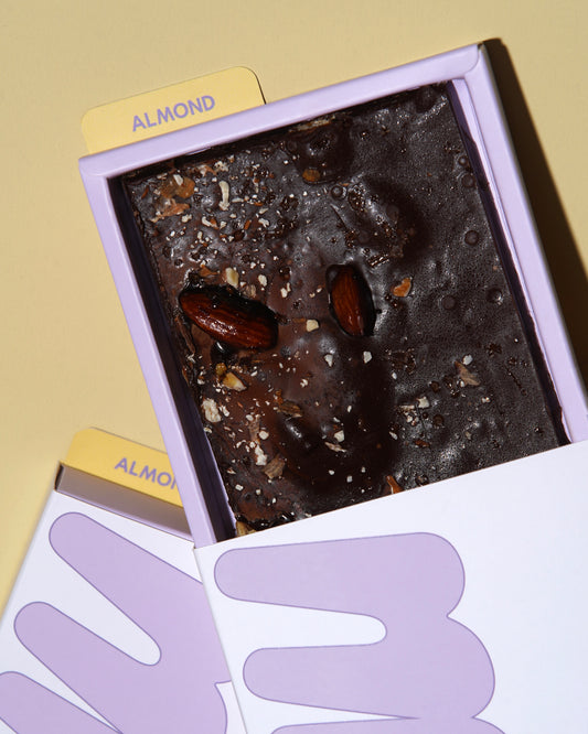 Roasted Almond Dark Chocolate Bark